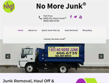 Tablet Screenshot of nomorejunk.net